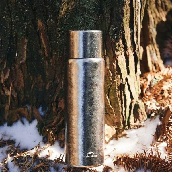 Термос титановый с чехлом Naturehike CNK230CF012 600 ml 6976507661225 фото