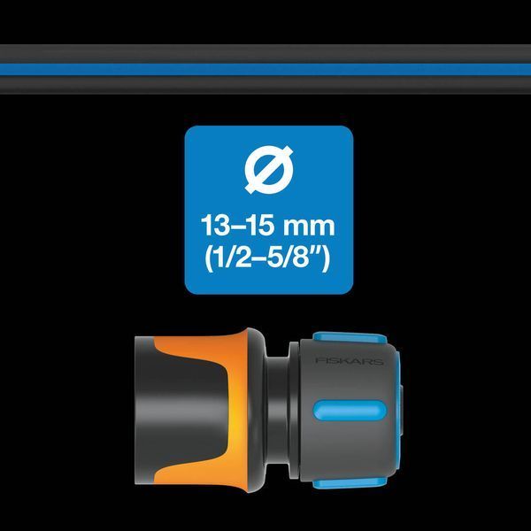 Муфта ремонтна Fiskars для шлангу 13-15 мм (1/2"-5/8") (1027064) 1027064 фото