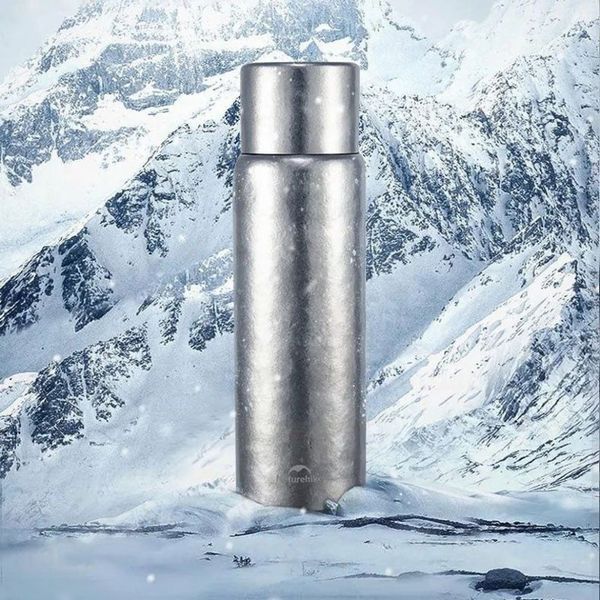 Термос титановый с чехлом Naturehike CNK230CF012 600 ml 6976507661225 фото