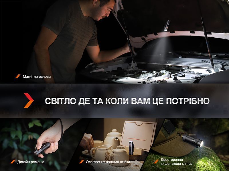 Фонарь ручной Fenix ​​E18R V2.0 E18RV20 фото