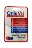 Салфетка гелевая антимикробная "ОпікУн" 5х5 см 1 салфетка в упаковке к.24 фото