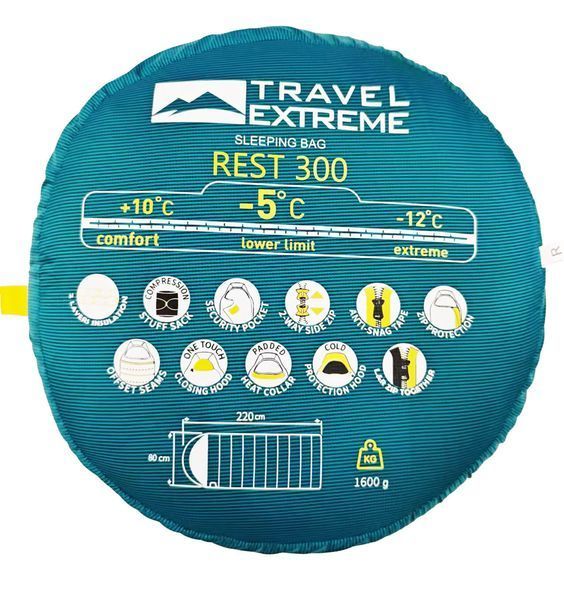 Спальник REST 300 L TravelExtreme TE10022 фото