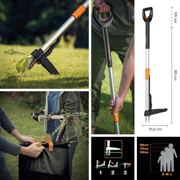 Телескопический усилитель сорняков Fiskars SmartFit&trade; 139960 (1020125) 1020125 фото