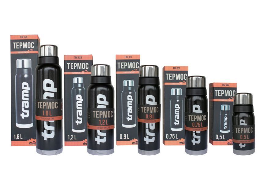 Термос TRAMP Expedition Line 1,2 л, Чорний TRC-028-black фото
