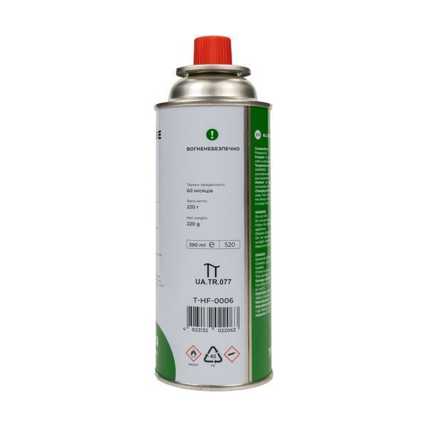 Картридж газовий Tribe цанговий 220 г T-HF-0006 T-HF-0006 фото