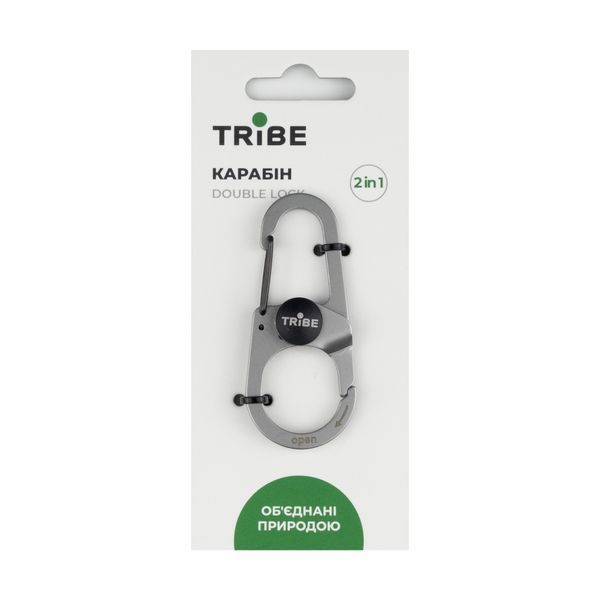 Карабін Tribe Double Lock T-LB-0006-metal T-LB-0006-metal фото
