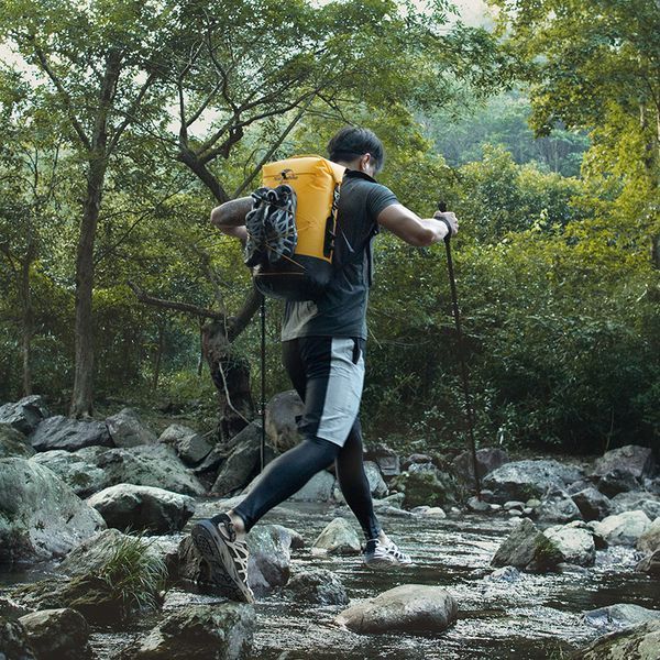 Рюкзак водонепроницаемый Naturehike NH21FSB04, 20л, желтый 6927595788196 фото