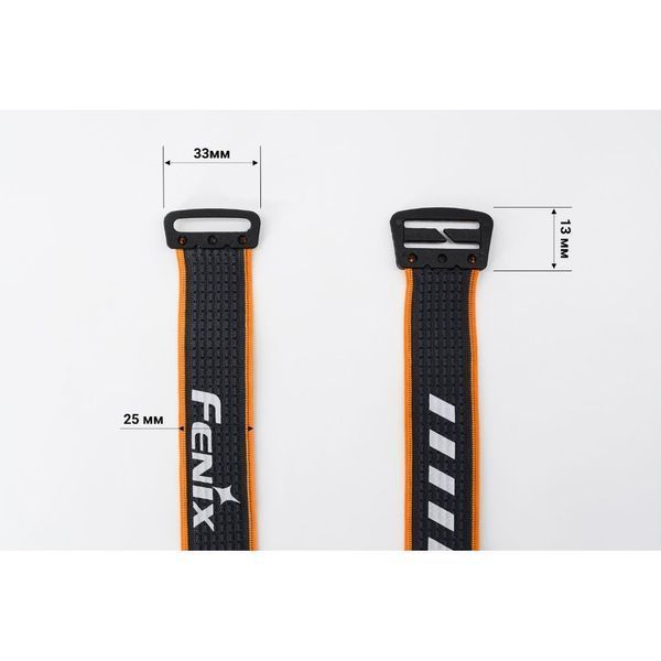 Лента для налобных фонарей Fenix, одинарная, AFH-03, черно-оранжевая AFH-03 фото