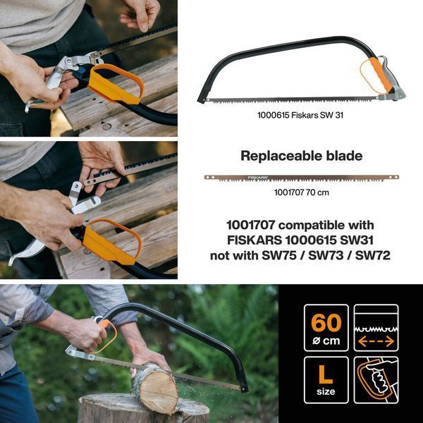 Запасне полотно Fiskars Saw SW31 24" (124817) 1001707 1001707 фото
