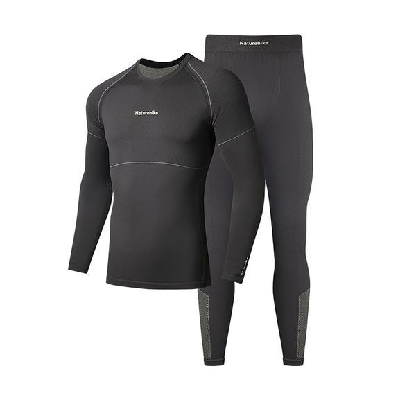 Комплект термобілизни чоловічої Naturehike CYY2342GC010, демісезон, розмір XXL, графіт 6976507665827 фото
