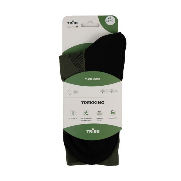 Носки Tribe Trekking T-KB-0010-black, 44-46 T-KB-0010-black-44-46 фото