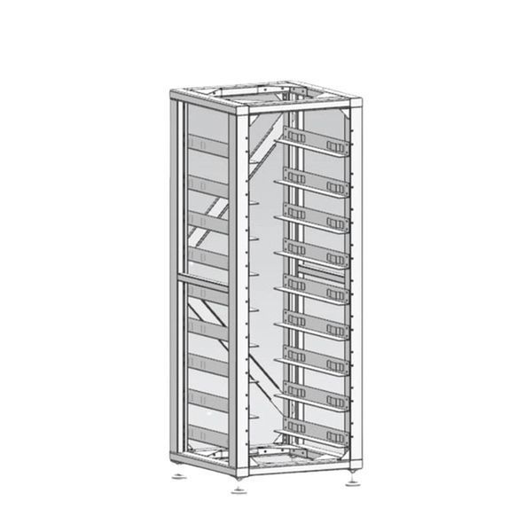Стійка Deye 3U-LRACK 19 дюймів для 8 батарей + 1 блок керування арт.900 фото
