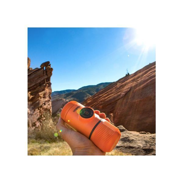 Портативна еспресо-кавоварка Wacaco Nanopresso помаранчева, механічна, для меленої кави WNANOORNG фото