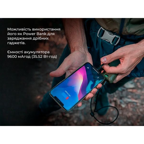 Портативный фумигатор-павербанк Flextail Max Repel S, зеленый MR9600-GN-i фото