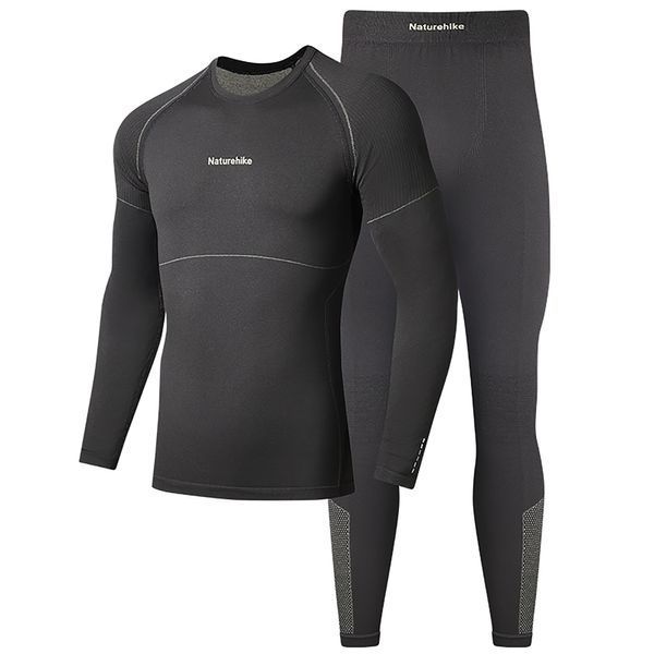 Комплект термобелья мужского Naturehike CYY2342GC010, демисезон, размер XL, графит 6976507665834 фото