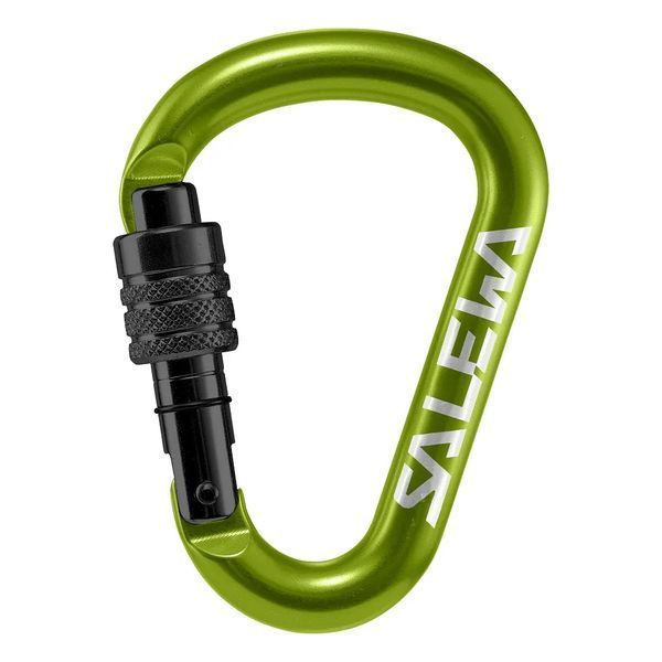 Карабін Salewa HMS Screw G2 Small Black Green 013.003.1317 фото