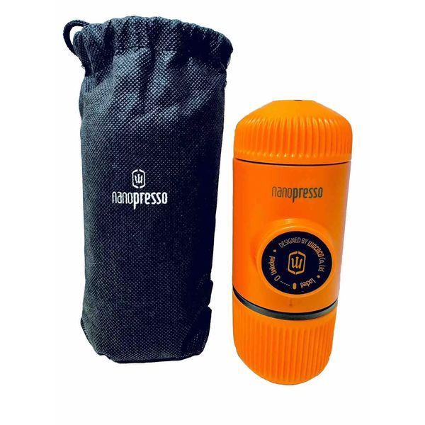 Портативна еспресо-кавоварка Wacaco Nanopresso помаранчева, механічна, для меленої кави WNANOORNG фото