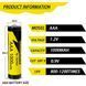 Акумулятор LiitoKala Ni-10/AAA 1.2V AAA 1000mAh battery Ni-10/AAA фото 2