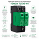Устройство защиты от перенапряжения DC TOMZN TZG40-PV 2Р 500V авт.127 фото 6