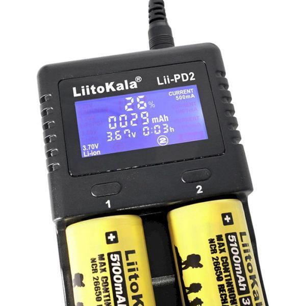 Зарядний пристрій Liitokala Lii-PD2+car EU charger Lii-PD2+car фото