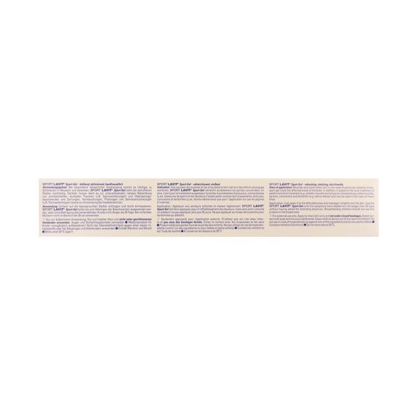 Гель охлаждающий Sport Lavit Sportgel 100 ml (39602000) 39602000 фото