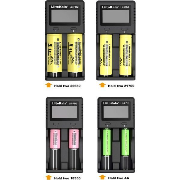 Зарядний пристрій Liitokala Lii-PD2+car EU charger Lii-PD2+car фото