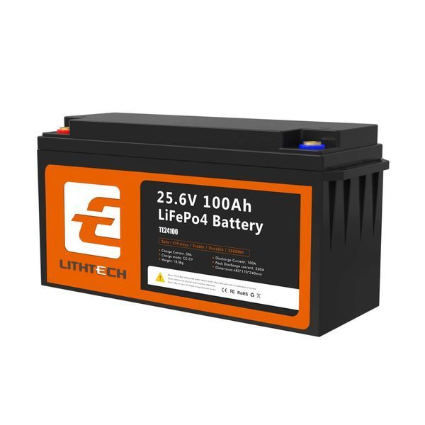 Батарея Lithtech LiFePo4 TE24100B 25.6V 100Ah бат.22 фото