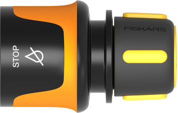 Коннектор для шланга Fiskars 9мм (3/8") с аквастопом (1027078) 1027078 фото