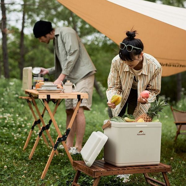 Туристический холодильник Naturehike CNK2300BS011, 13 л, бежевый 6976023925672 фото