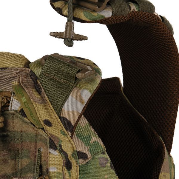 Плитоноска жіноча Warmor gen.3 FL SPECPROM (for Ladies). Без підсумків. Зі швидким боковим та верхнім скиданням (без плит). Мультикам. 4370 фото