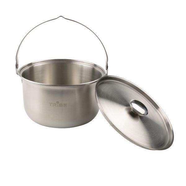 Котелок Tribe Family Pot 3,5 л стальной T-FH-0005-metal T-FH-0005-metal фото