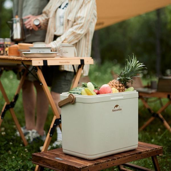 Туристический холодильник Naturehike CNK2300BS011, 13 л, бежевый 6976023925672 фото