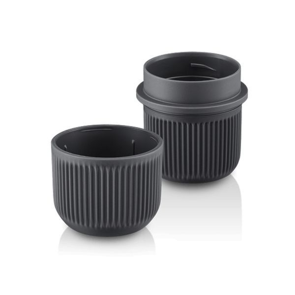 Портативна еспресо-кавоварка Wacaco Nanopresso сіра з чохлом, механічна, для меленої кави WNANOGRcase фото