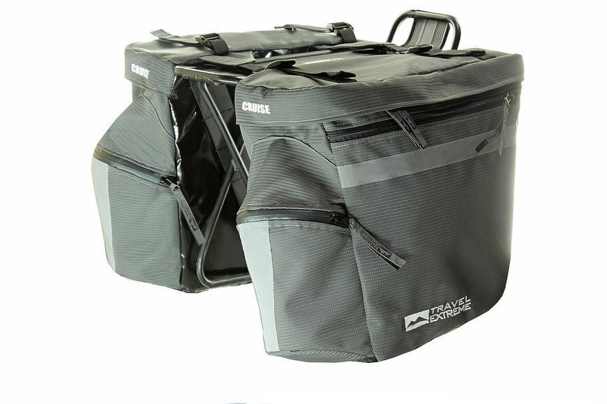 Велобаул CRUISE 50L GRAY TravelExtreme TE04022 фото