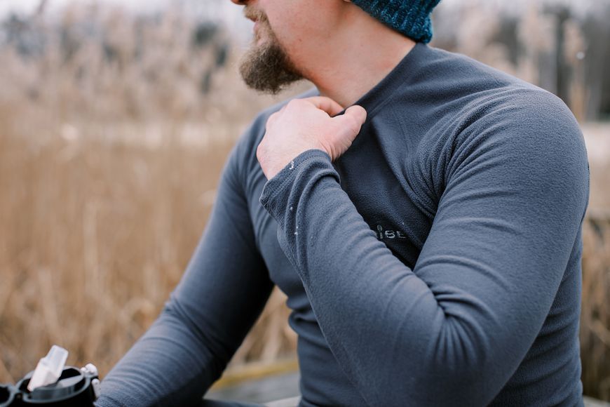 Термобілизна чоловіча Tribe Microfleece (футболка+штани) T-KA-0015-grey, T-KA-0015-grey-XL T-KA-0015-grey-XL фото