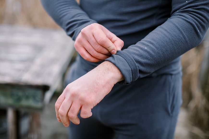 Термобілизна чоловіча Tribe Microfleece (футболка+штани) T-KA-0015-grey, T-KA-0015-grey-XL T-KA-0015-grey-XL фото