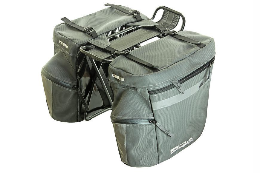 Велобаул CRUISE 50L GRAY TravelExtreme TE04022 фото