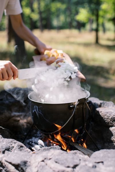 Котелок Tribe Fire Pot 5,4 л стальной T-FH-0006-metal T-FH-0006-metal фото