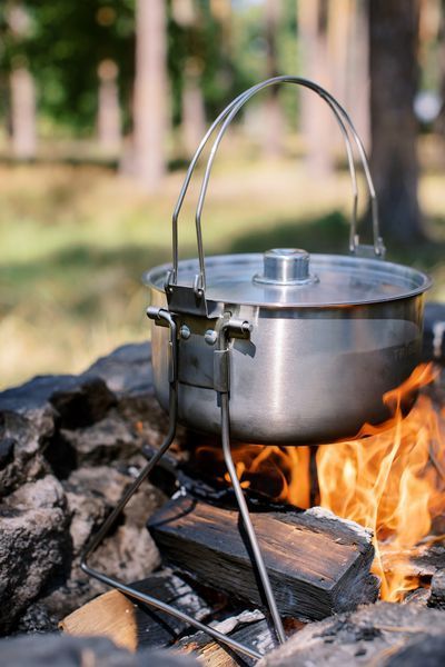 Котелок Tribe Fire Pot 5,4 л стальной T-FH-0006-metal T-FH-0006-metal фото