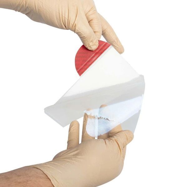 Тренировочные окклюзионные наклейки HyFin Vent Chest Seal Twin Pack двойная упаковка арт.818 фото