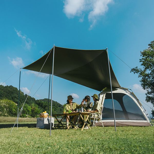 Палатка трехместная автоматическая с тентом Naturehike Ango CNK2550WS010, S, серая 6927595785782 фото