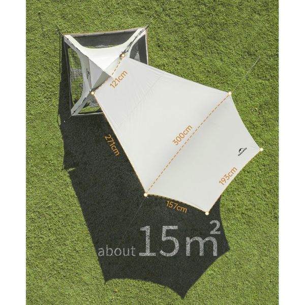 Палатка трехместная автоматическая с тентом Naturehike Ango CNK2550WS010, S, серая 6927595785782 фото