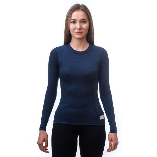 Термофутболка женская Sensor Merino DF LS deepblue 19200033, SW11M-deep-blue-S SW11M-deep-blue-S фото