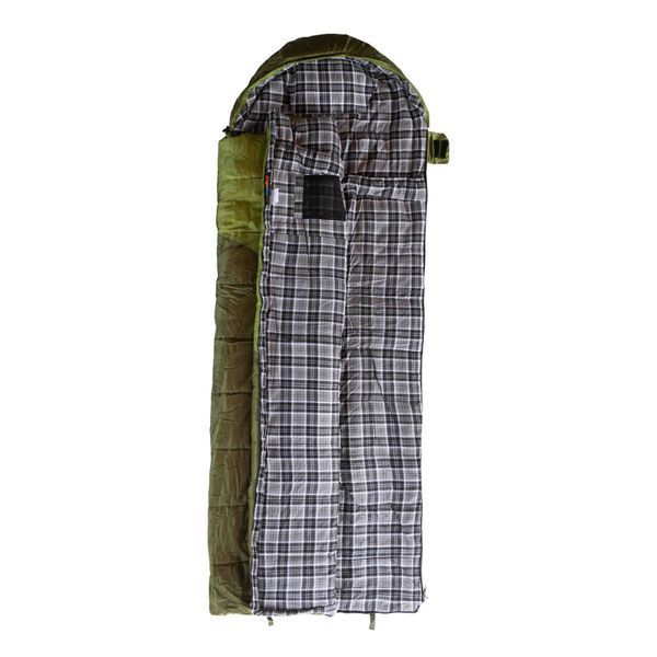 Спальний мішок Tramp Kingwood Regular ковдра лівий dark-olive/grey 220/80 UTRS-053R UTRS-053R-L фото