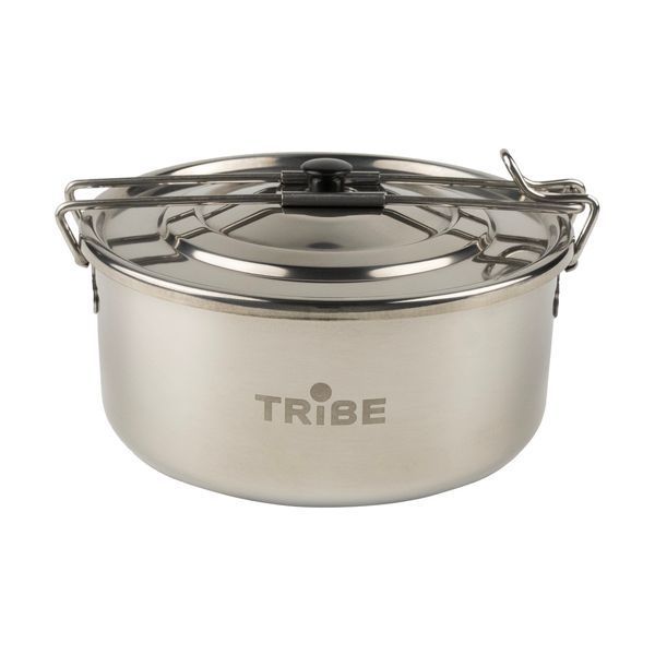 Котелок Tribe Tourist Pot 0,9 л стальной T-FH-0007-metal T-FH-0007-metal фото