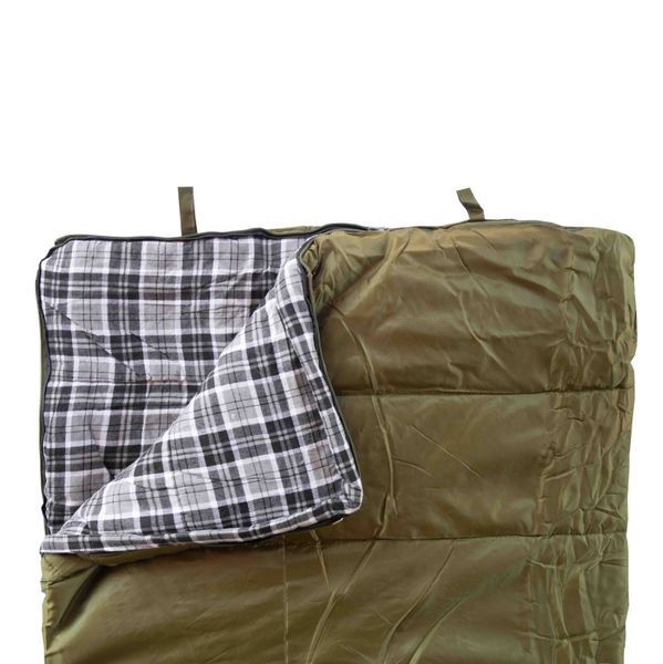 Спальний мішок Tramp Kingwood Regular ковдра лівий dark-olive/grey 220/80 UTRS-053R UTRS-053R-L фото