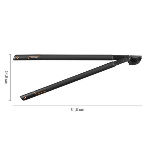 Большой плоскостной сучкорез Fiskars с загнутыми лезвиями SingleStep&trade; (L) L38 112460 (1001426) 1001426 фото