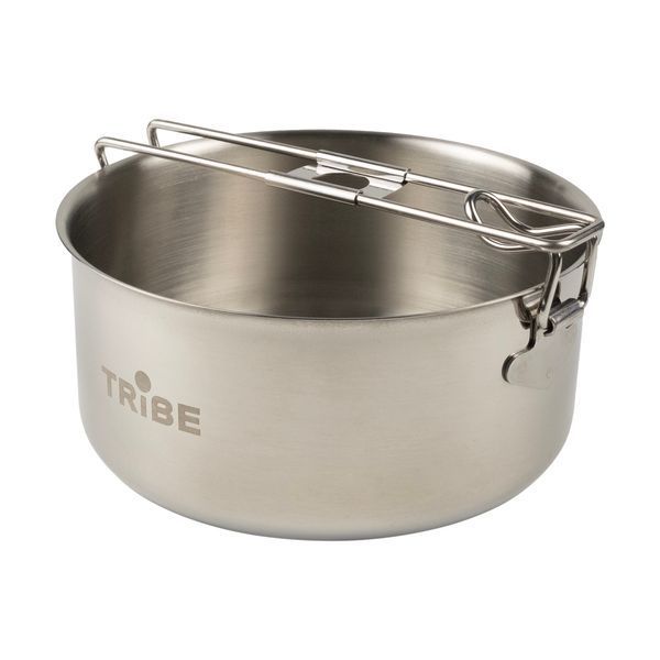 Котелок Tribe Tourist Pot 0,9 л стальной T-FH-0007-metal T-FH-0007-metal фото