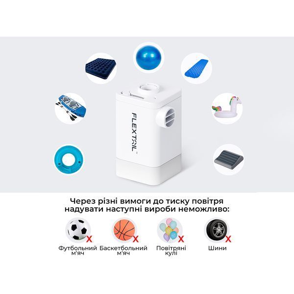 Насос-ліхтар-powerbank кемпінговий Flextail Max Pump 2 Plus, помаранчевий MP2PL4800-OG-i фото