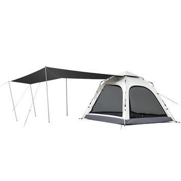 Намет тримісний автоматичний із тентом Naturehike Ango CNK2550WS010, L, сірий 6975641888321 фото
